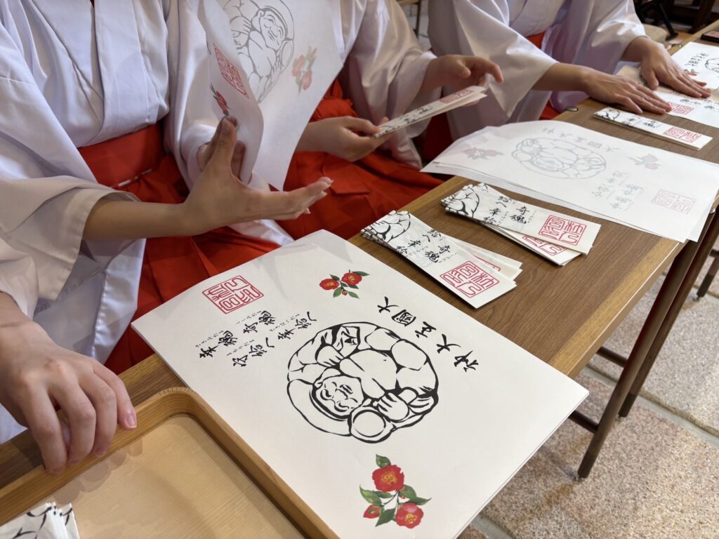 巫女ブログ　巫女の新人研修～お札作り編～